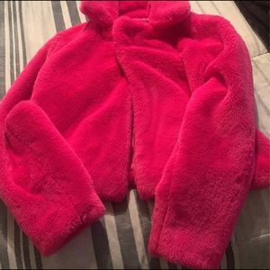 Pink cozy jacket